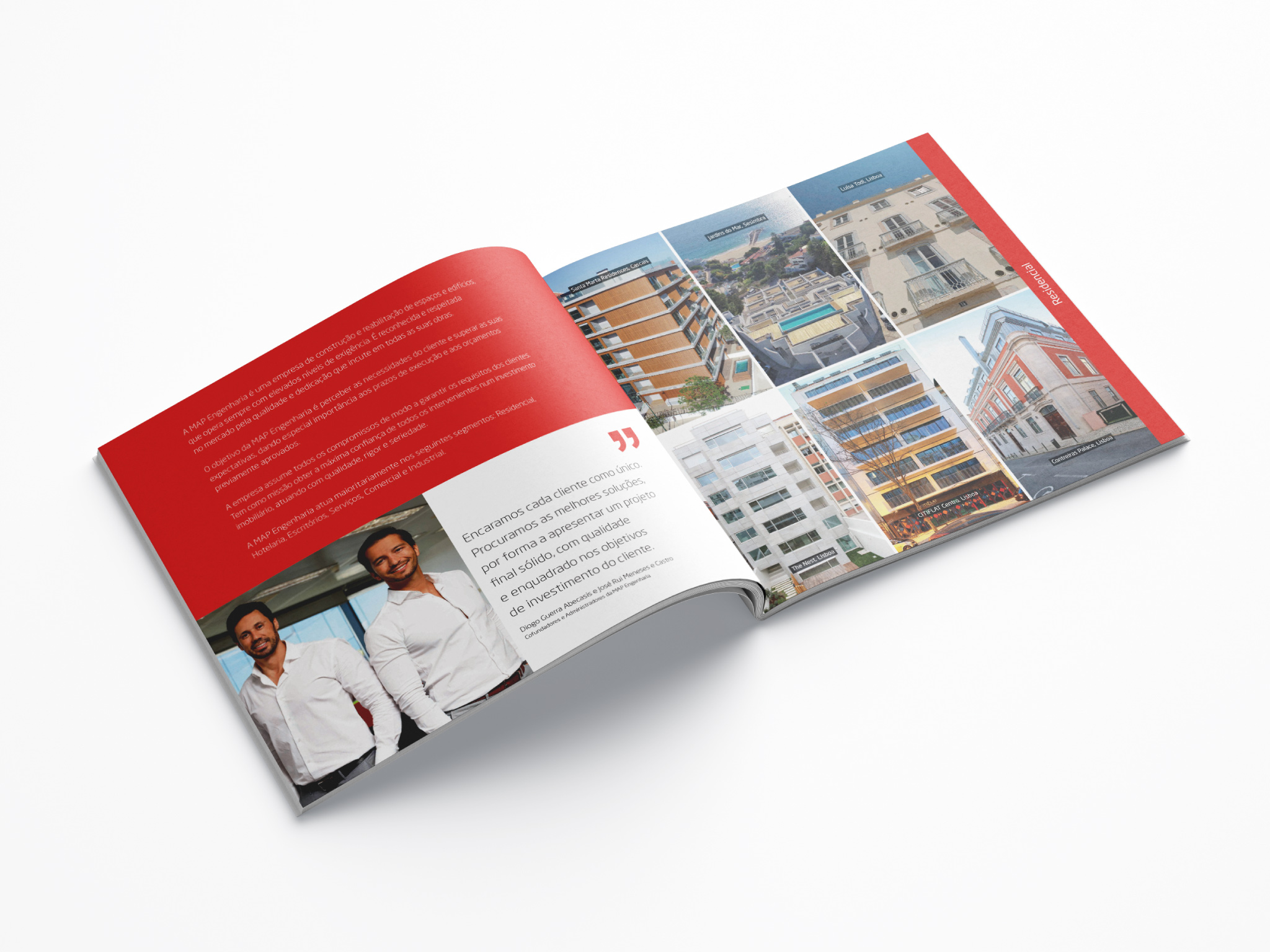 MAP Engenharia Corporate Brochure Example 2