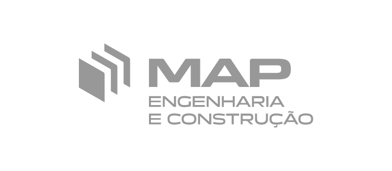 MAP Engenharia e Construção Gray Logo